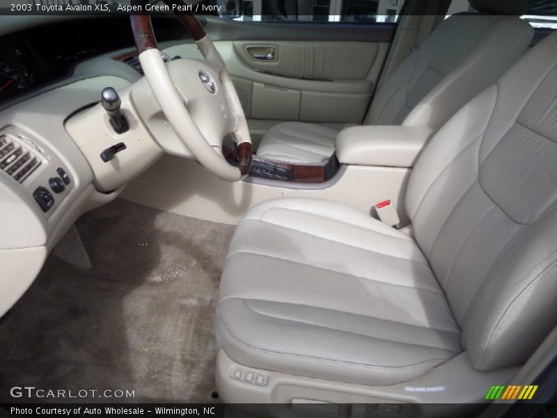 Aspen Green Pearl / Ivory 2003 Toyota Avalon XLS