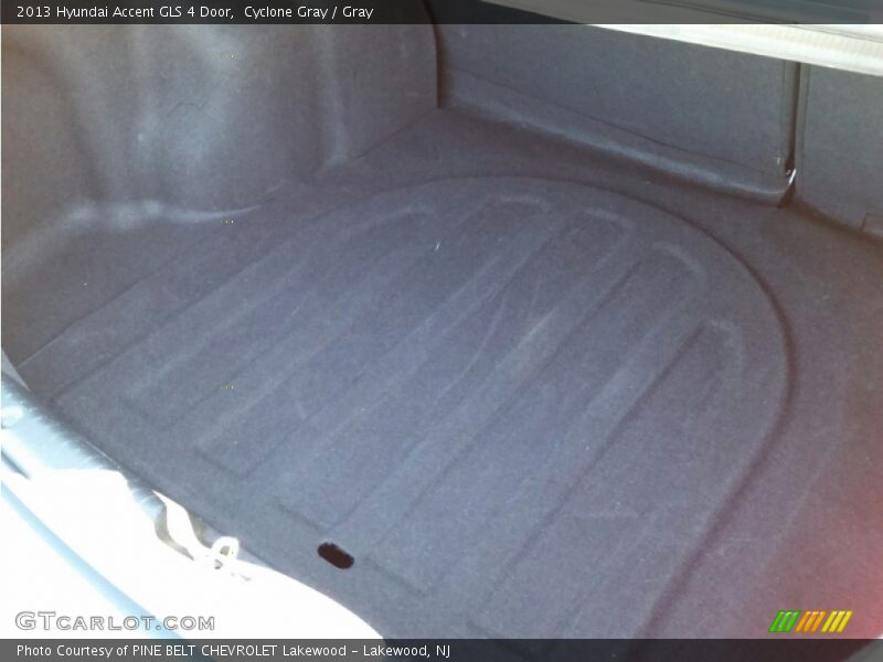 Cyclone Gray / Gray 2013 Hyundai Accent GLS 4 Door