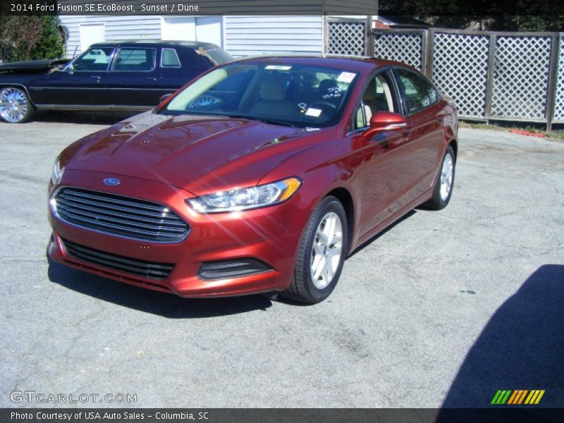 Sunset / Dune 2014 Ford Fusion SE EcoBoost