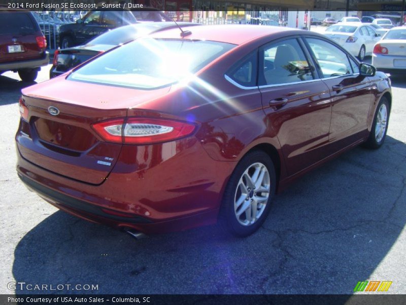 Sunset / Dune 2014 Ford Fusion SE EcoBoost