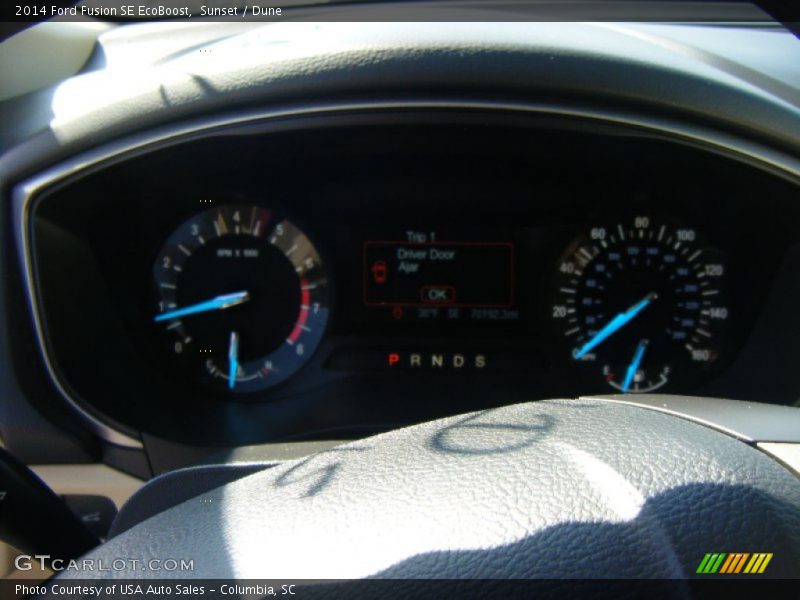 Sunset / Dune 2014 Ford Fusion SE EcoBoost