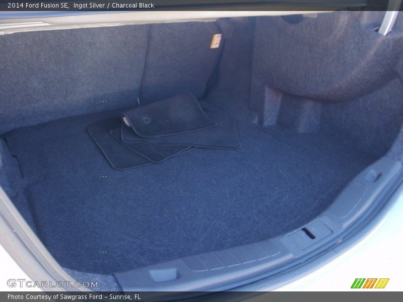 Ingot Silver / Charcoal Black 2014 Ford Fusion SE