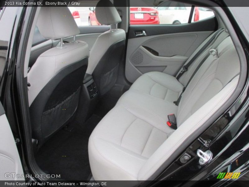 Ebony Black / Gray 2013 Kia Optima EX