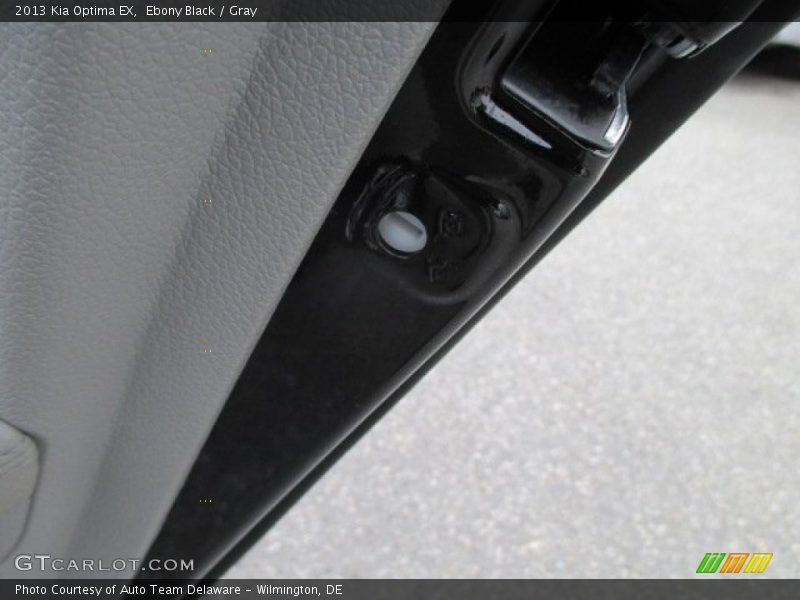 Ebony Black / Gray 2013 Kia Optima EX