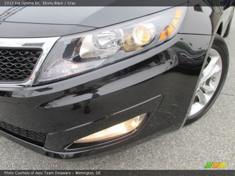 Ebony Black / Gray 2013 Kia Optima EX