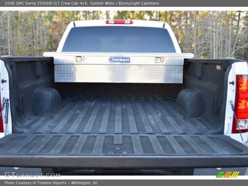 Summit White / Ebony/Light Cashmere 2008 GMC Sierra 2500HD SLT Crew Cab 4x4
