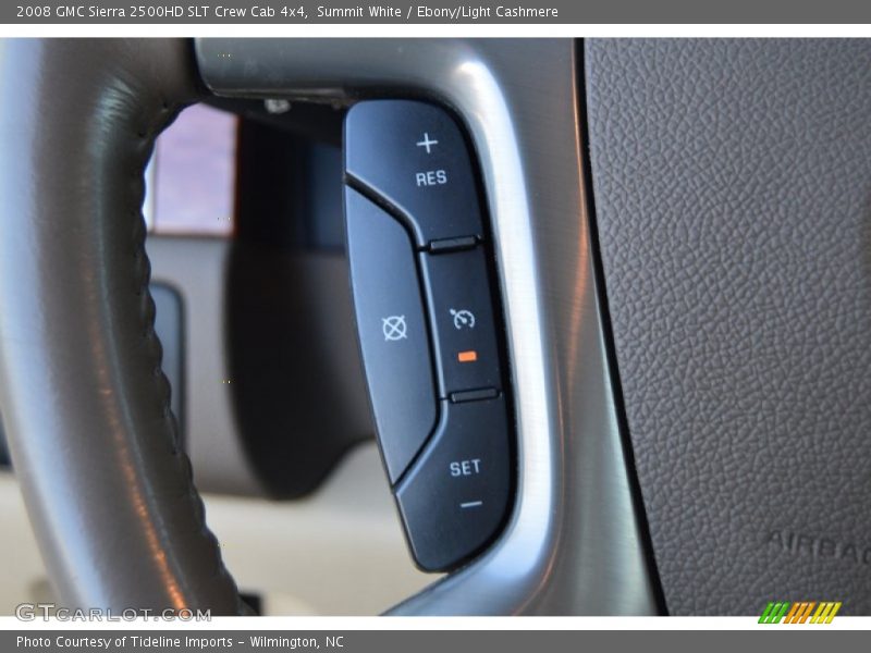 Summit White / Ebony/Light Cashmere 2008 GMC Sierra 2500HD SLT Crew Cab 4x4