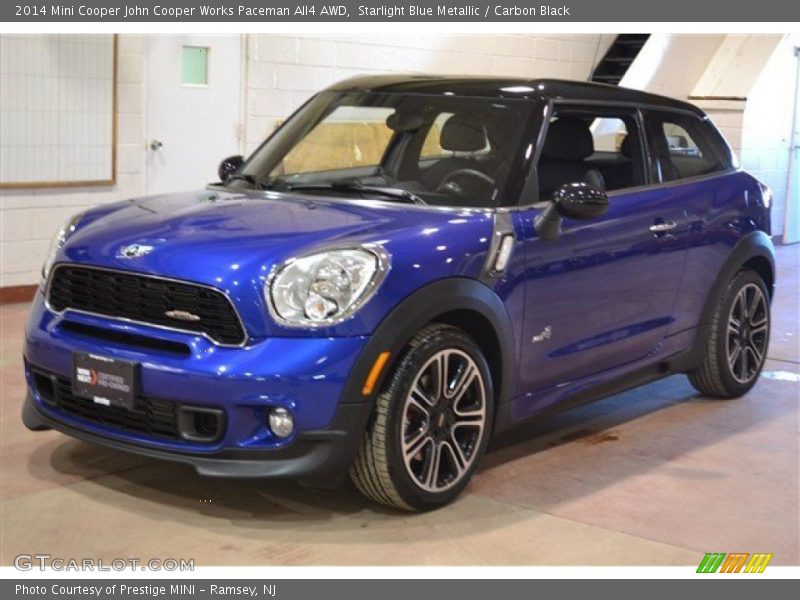 Starlight Blue Metallic / Carbon Black 2014 Mini Cooper John Cooper Works Paceman All4 AWD