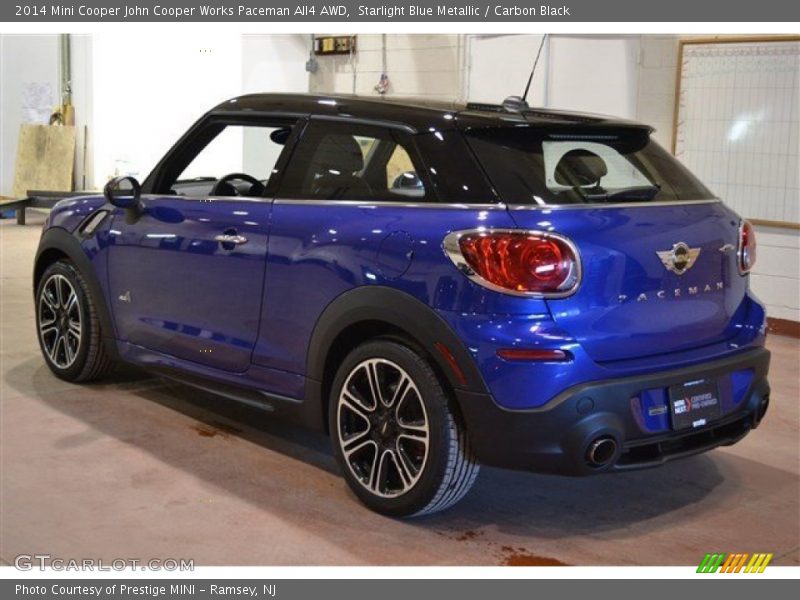 Starlight Blue Metallic / Carbon Black 2014 Mini Cooper John Cooper Works Paceman All4 AWD