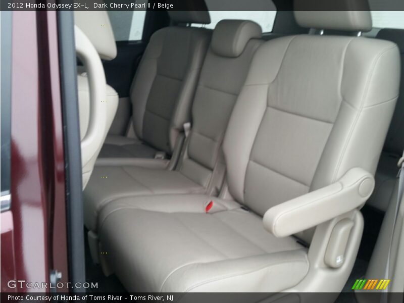 Dark Cherry Pearl II / Beige 2012 Honda Odyssey EX-L