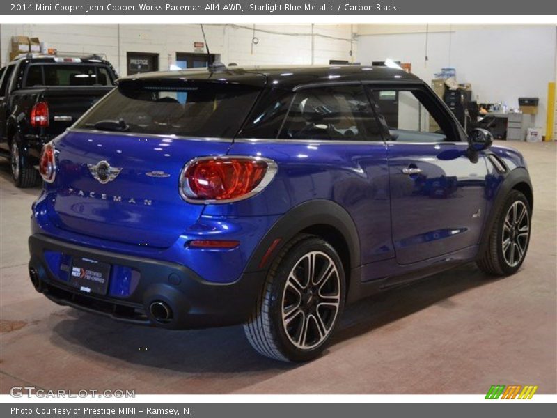 Starlight Blue Metallic / Carbon Black 2014 Mini Cooper John Cooper Works Paceman All4 AWD