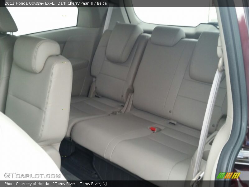 Dark Cherry Pearl II / Beige 2012 Honda Odyssey EX-L