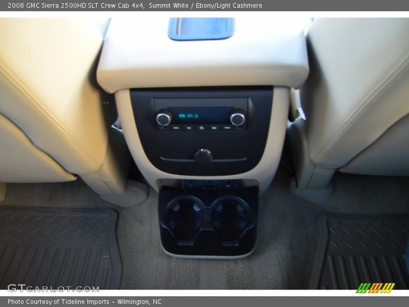 Summit White / Ebony/Light Cashmere 2008 GMC Sierra 2500HD SLT Crew Cab 4x4