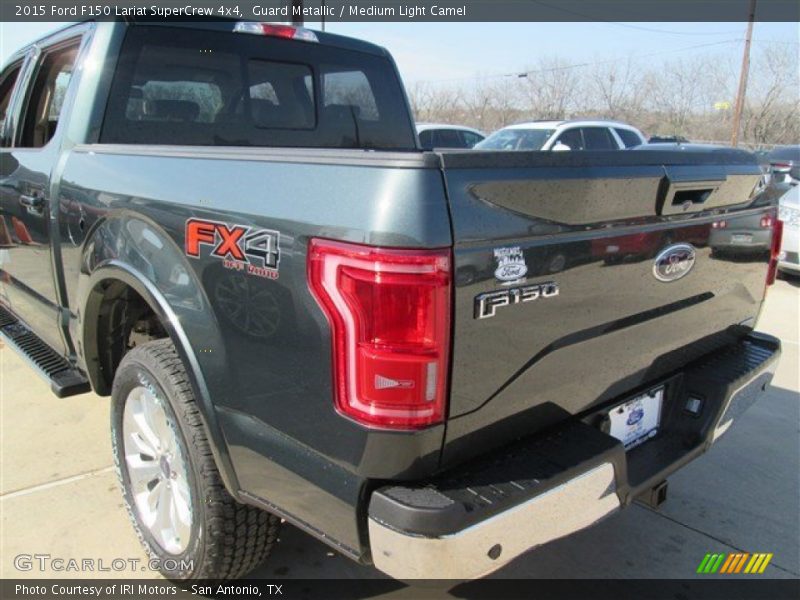 Guard Metallic / Medium Light Camel 2015 Ford F150 Lariat SuperCrew 4x4