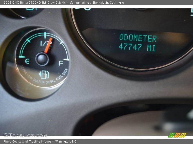 Summit White / Ebony/Light Cashmere 2008 GMC Sierra 2500HD SLT Crew Cab 4x4