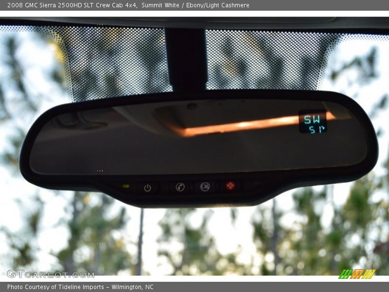 Summit White / Ebony/Light Cashmere 2008 GMC Sierra 2500HD SLT Crew Cab 4x4