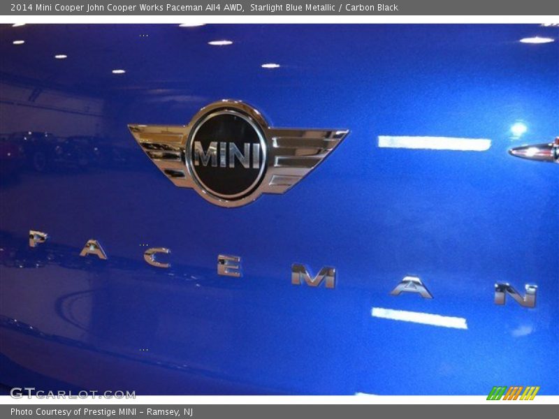 Starlight Blue Metallic / Carbon Black 2014 Mini Cooper John Cooper Works Paceman All4 AWD