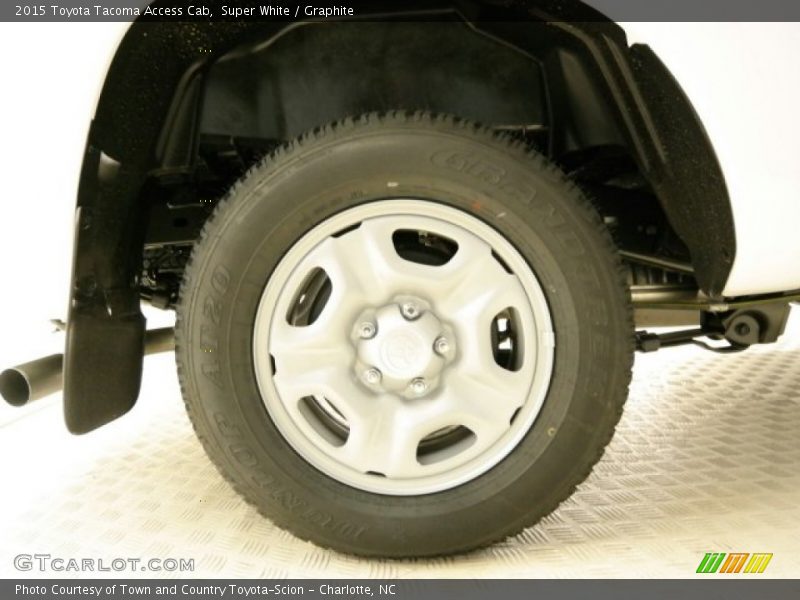 Super White / Graphite 2015 Toyota Tacoma Access Cab