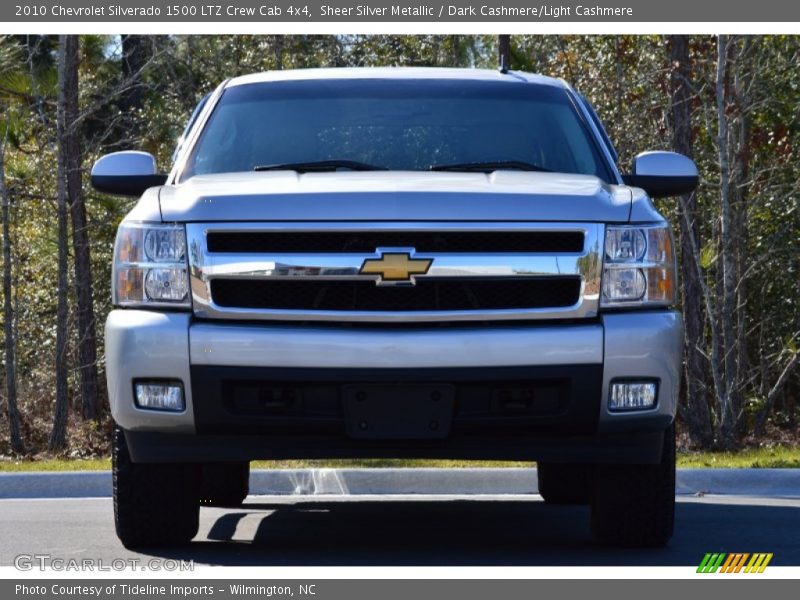 Sheer Silver Metallic / Dark Cashmere/Light Cashmere 2010 Chevrolet Silverado 1500 LTZ Crew Cab 4x4