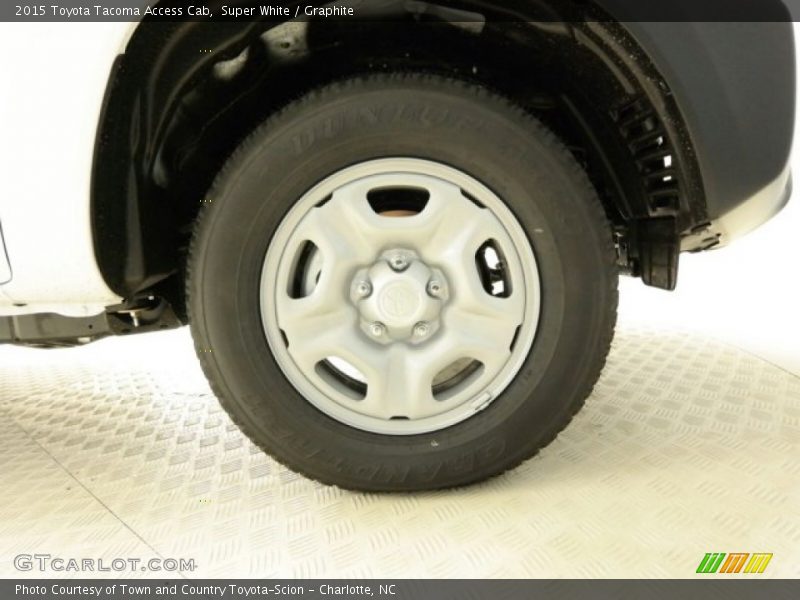 Super White / Graphite 2015 Toyota Tacoma Access Cab
