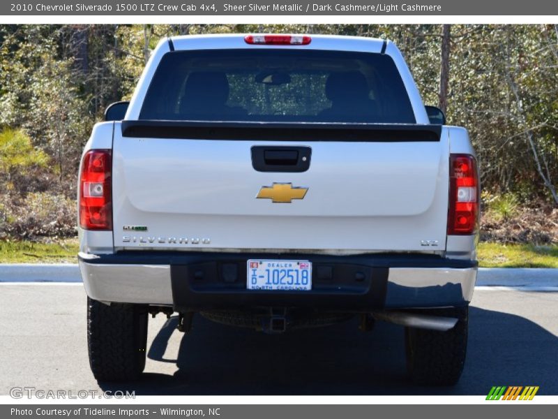 Sheer Silver Metallic / Dark Cashmere/Light Cashmere 2010 Chevrolet Silverado 1500 LTZ Crew Cab 4x4