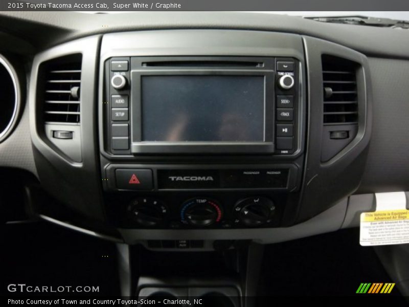 Super White / Graphite 2015 Toyota Tacoma Access Cab
