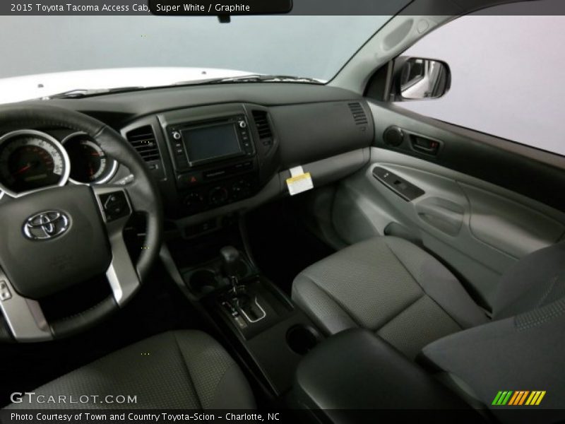 Super White / Graphite 2015 Toyota Tacoma Access Cab