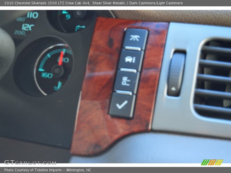 Sheer Silver Metallic / Dark Cashmere/Light Cashmere 2010 Chevrolet Silverado 1500 LTZ Crew Cab 4x4