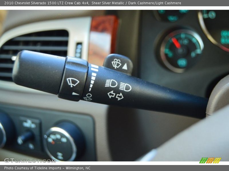 Sheer Silver Metallic / Dark Cashmere/Light Cashmere 2010 Chevrolet Silverado 1500 LTZ Crew Cab 4x4