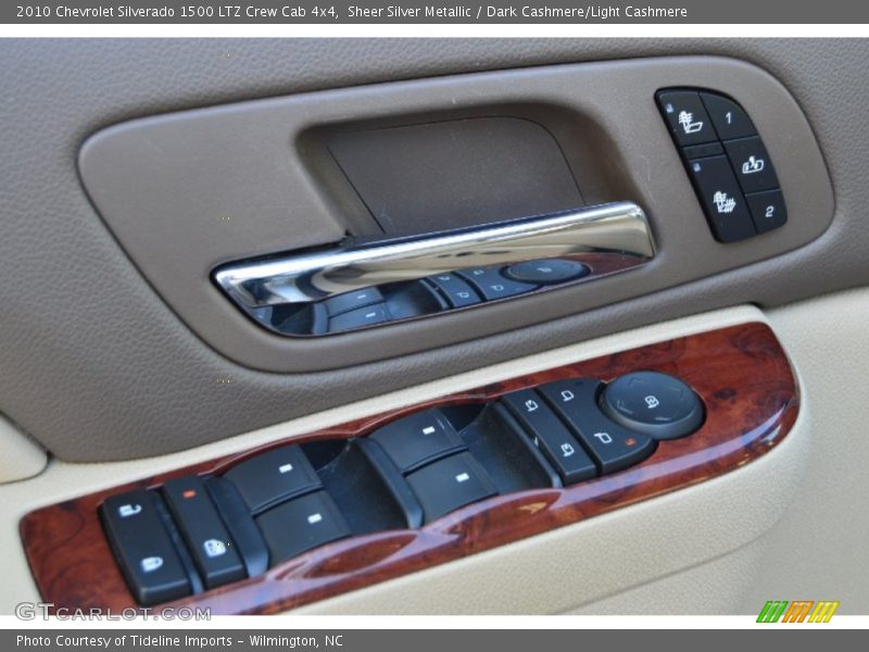 Sheer Silver Metallic / Dark Cashmere/Light Cashmere 2010 Chevrolet Silverado 1500 LTZ Crew Cab 4x4