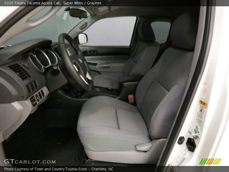 Super White / Graphite 2015 Toyota Tacoma Access Cab