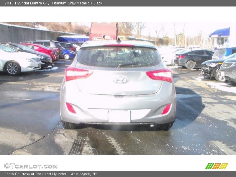 Titanium Gray Metallic / Black 2015 Hyundai Elantra GT