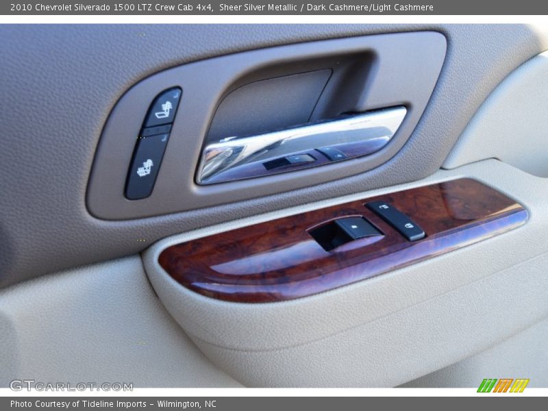 Sheer Silver Metallic / Dark Cashmere/Light Cashmere 2010 Chevrolet Silverado 1500 LTZ Crew Cab 4x4