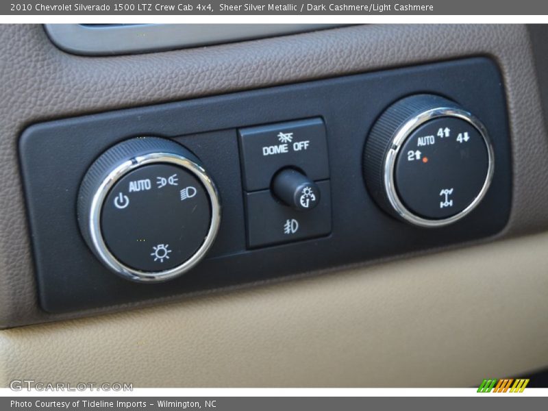 Sheer Silver Metallic / Dark Cashmere/Light Cashmere 2010 Chevrolet Silverado 1500 LTZ Crew Cab 4x4