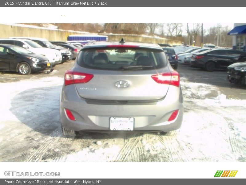 Titanium Gray Metallic / Black 2015 Hyundai Elantra GT
