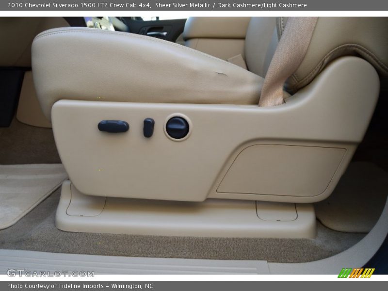 Sheer Silver Metallic / Dark Cashmere/Light Cashmere 2010 Chevrolet Silverado 1500 LTZ Crew Cab 4x4