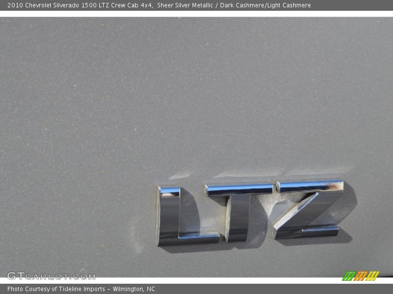 Sheer Silver Metallic / Dark Cashmere/Light Cashmere 2010 Chevrolet Silverado 1500 LTZ Crew Cab 4x4