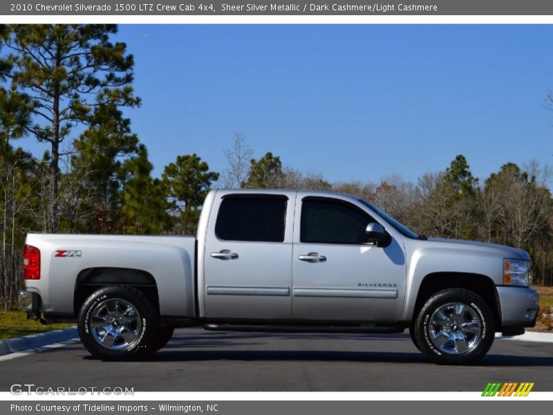 Sheer Silver Metallic / Dark Cashmere/Light Cashmere 2010 Chevrolet Silverado 1500 LTZ Crew Cab 4x4