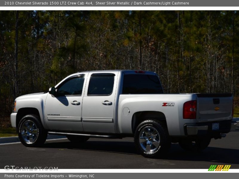 Sheer Silver Metallic / Dark Cashmere/Light Cashmere 2010 Chevrolet Silverado 1500 LTZ Crew Cab 4x4