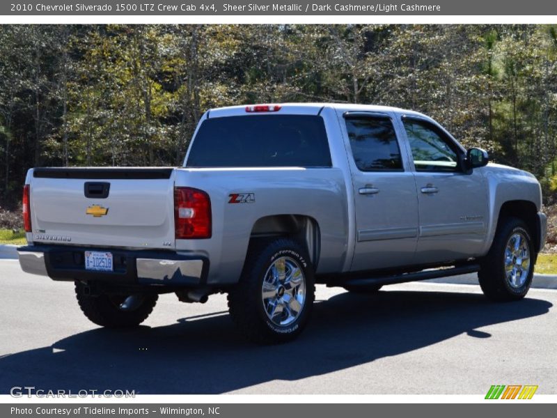 Sheer Silver Metallic / Dark Cashmere/Light Cashmere 2010 Chevrolet Silverado 1500 LTZ Crew Cab 4x4