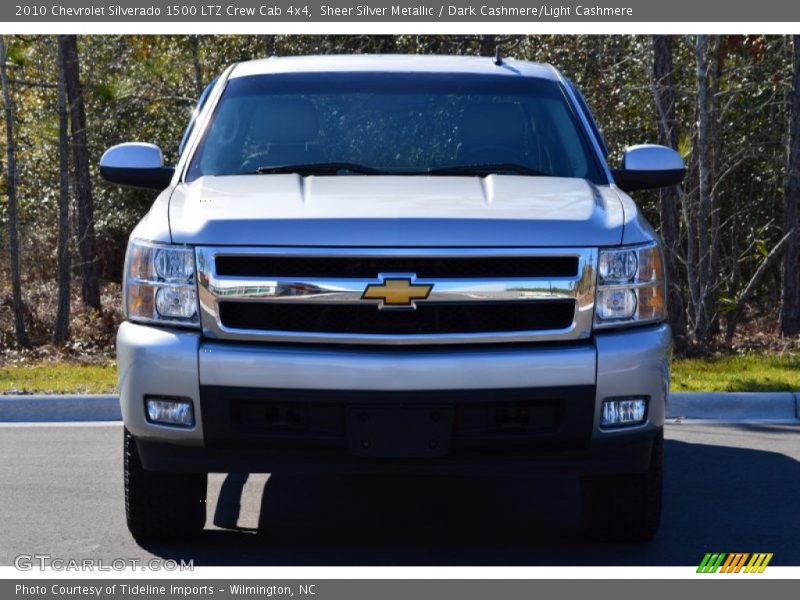 Sheer Silver Metallic / Dark Cashmere/Light Cashmere 2010 Chevrolet Silverado 1500 LTZ Crew Cab 4x4