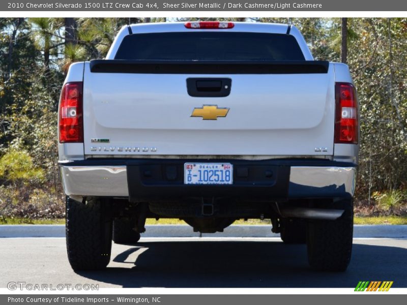 Sheer Silver Metallic / Dark Cashmere/Light Cashmere 2010 Chevrolet Silverado 1500 LTZ Crew Cab 4x4