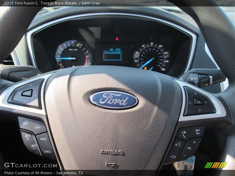 Tuxedo Black Metallic / Earth Gray 2015 Ford Fusion S