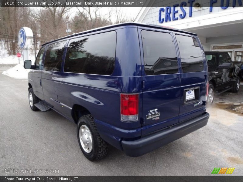 Dark Blue Metallic / Medium Flint 2010 Ford E Series Van E350 XL Passenger
