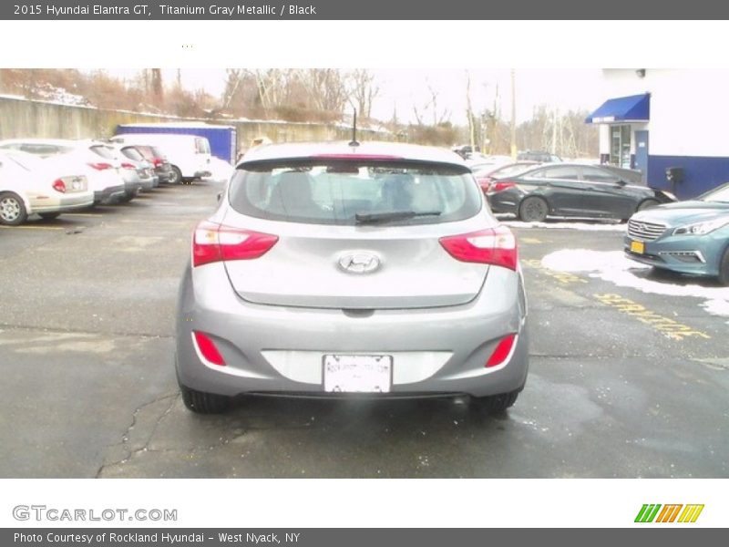 Titanium Gray Metallic / Black 2015 Hyundai Elantra GT