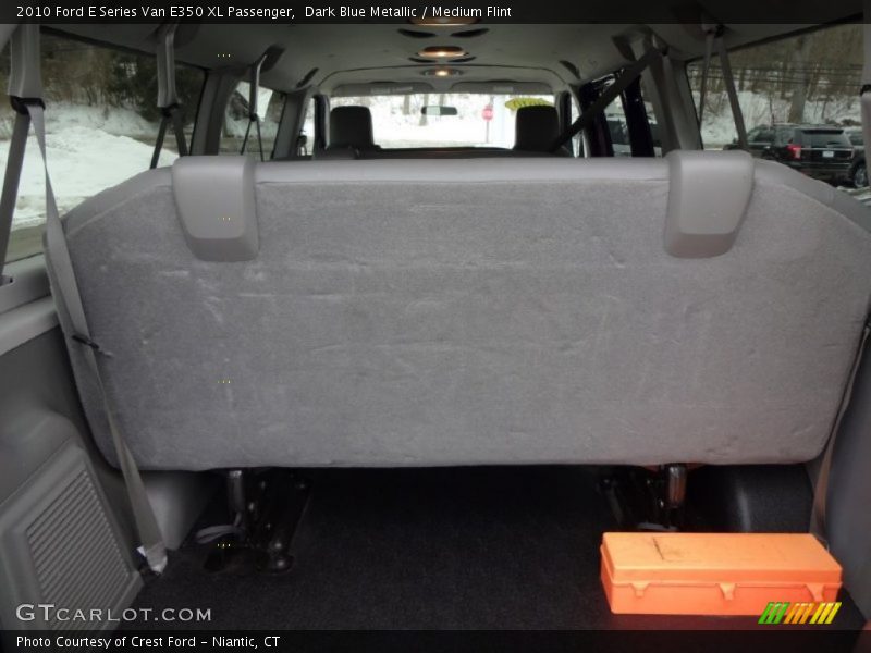 Dark Blue Metallic / Medium Flint 2010 Ford E Series Van E350 XL Passenger