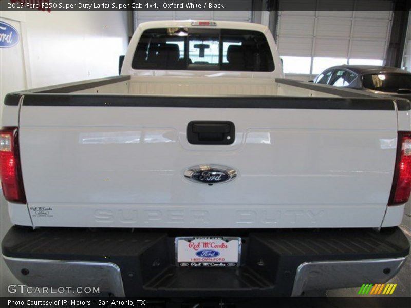Oxford White / Black 2015 Ford F250 Super Duty Lariat Super Cab 4x4