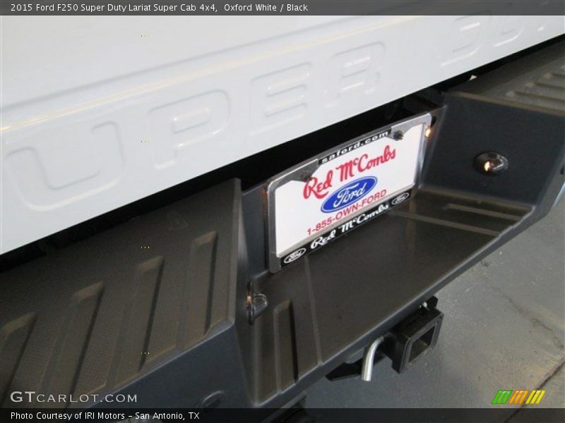 Oxford White / Black 2015 Ford F250 Super Duty Lariat Super Cab 4x4
