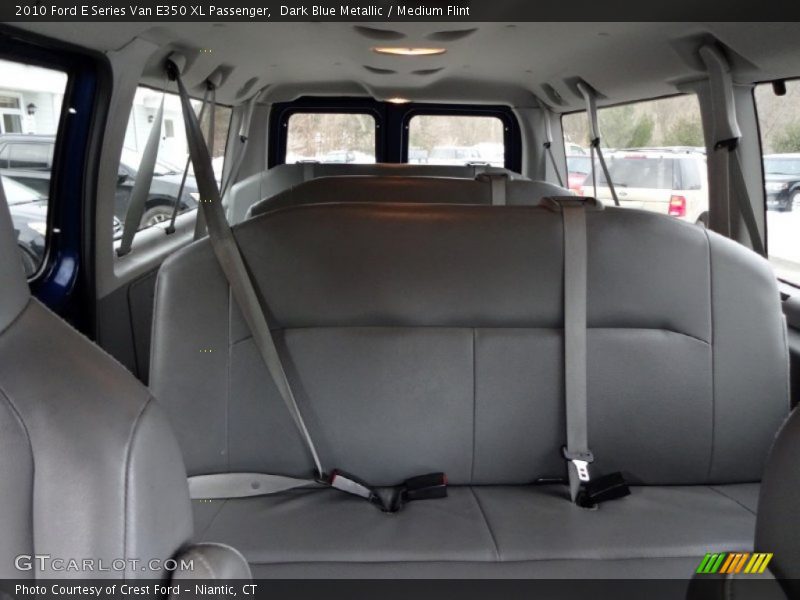 Dark Blue Metallic / Medium Flint 2010 Ford E Series Van E350 XL Passenger