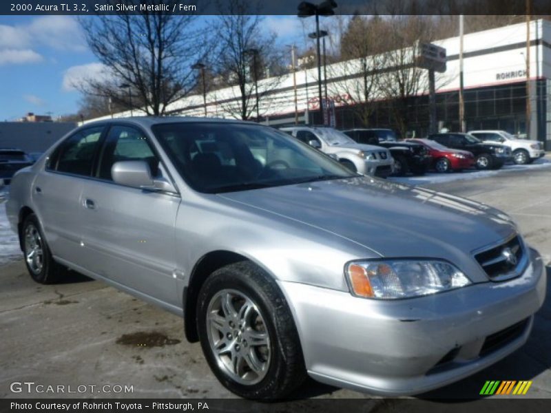 Satin Silver Metallic / Fern 2000 Acura TL 3.2